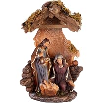 Lot De 10 Crèches De Noël Miniatures - Jésus, Marie - Décoration Bureau Ou Maison