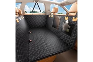 ‎LAMICALL Lamicall Hundedecke Auto Rückbank, Autoschondecke Hund - [TOP Reißfestigkeit] Wasserdichte Hundematte Rücksitz mit 195kg Tragkraft, Kratzfeste Haustier Schutzmatte für Autositz, Für Autos & Kleine SUV