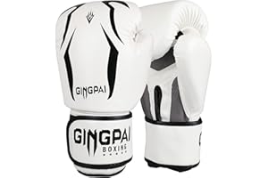 GINGPAI BOXING GINGPAI Guantes de boxeo para hombres y mujeres y niños, Kickboxing Muay Thai guantes de lucha, saco pesado