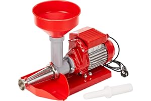 Reber 26265 9008 NE Artus Tomatenpresse, Legierter Stahl, Rot, Edelstahl