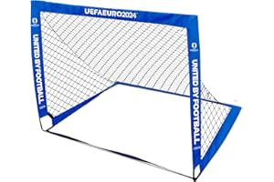 Euro 2024 flexi bramka do piłki nożnej, oficjalnie licencjonowana przez Hy-Pro, przenośna bramka do piłki nożnej dla dzieci i dorosłych