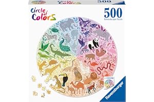 Ravensburger 17172 Cirkel av färger - djur pussel 500 bitar