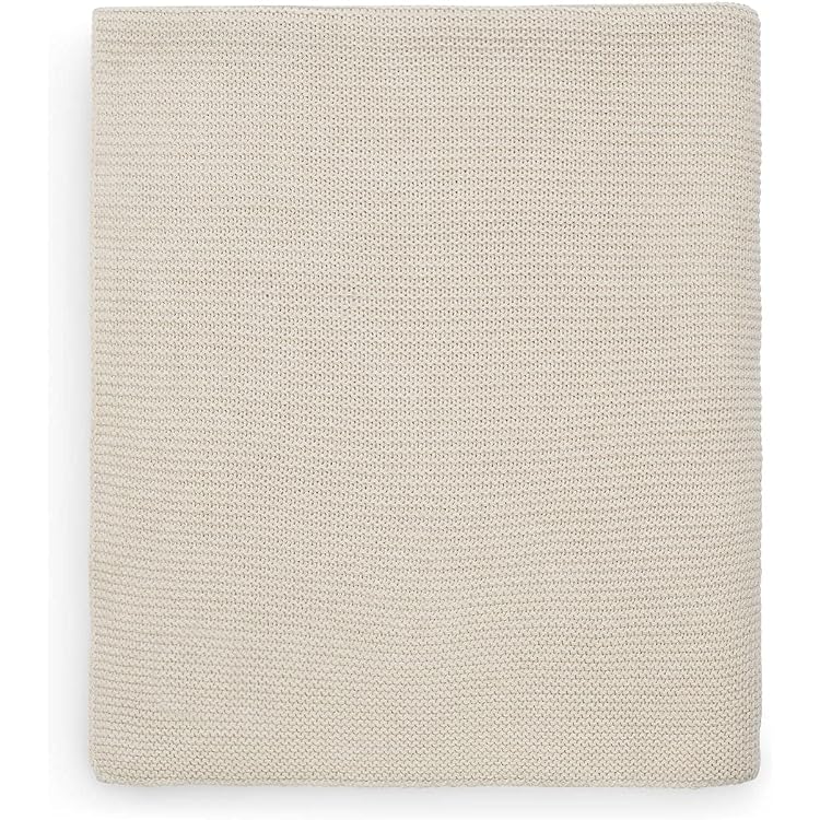Couverture Bébé Cosy Knit Jollein - Vert Mer, Tog 2.0 | 75x100 Cm | Intérieur Polaire | Certifiée Oeko-Tex