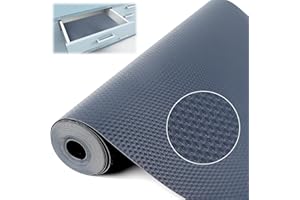JABNOW 40cmx600cm Tappetino per Cassetti Cucina, Tappetino Antiscivolo Cucina Non-adesivo EVA, Impermeabile Shearable Tappetini Cassetti Cucina per Cassetto Frigorifero Tavolo Mobile Cucina Lavello Ripian