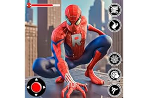 Echte Open-World-Flying-Spinnen-Kämpfer-Heldenspiele: Super-Grand-Street-Gangster-Seil-Mafia-Stadtsimulator