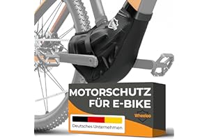 WHEELOO Pokrowiec ochronny na silnik środkowy z nylonu I do silników kątowych I ochrona transportowa bagażnika rowerowego I pokrowiec ochronny na silnik jako ochrona przed deszczem I pasuje np. do Bosch, Brose, Shimano, Yamaha, Specialized