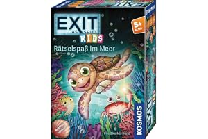 EXIT® - Das Spiel - Kids: Rätselspaß im Meer: Spiel | Gra Escape Room dla 1-4 dzieci w wieku od 5 lat, do wielokrotnego użytku i odpowiednia dla dzieci, idealna jako prezent