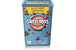 SWISS MISS Milk Chocolate Hot Cocoa Drink Mix, Easy grip Canister, 1.08Kg