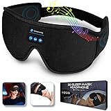 Sleep Headphones Bluetooth Eye Mask,Sleep Mask with Wireless Timer,3D Eye Mask for Sleeping with Built-in HD Speaker Perfect 