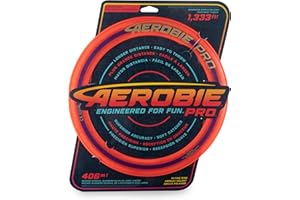 Aerobie Ring Wurfring mit Durchmesser, orange Pro Flying-Anillo de lanzamiento (diámetro: 33 cm), color naranja, (Spin Master 6046388)