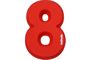 HotShuffle 13 Inch (33cm) XL Silicone Number Cake Tin Mould Baking Birthday Anniversary (Number 8)