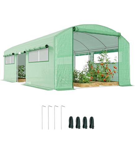 4m X 3m Polytunnel Hotspot Tape Kit "Strongest In It's Class" A Fully Galvanised Structure With More Diagonal & Roof Bracing Than All Others. Metal - View #13