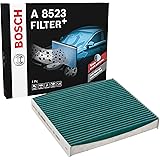 Bosch A8523 - Filtre d'habitacle anti-odeurs et anti-bactérien Filter+ - filtre à poussière et à Pollen
