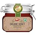 Dabur Raw Organic Honey - 600g (Clip Jar) | 100% Pure | Raw, Unfiltered, Unprocessed Honey | NPOP Certified | World's No.1 Honey Brand with No Sugar Adulteration