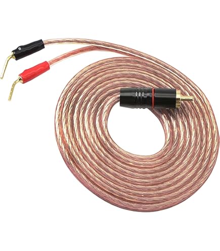 Cavo Audio RCA Nudo Per Altoparlanti, Amplificatore E Subwoofer (Maschio - Foto 2