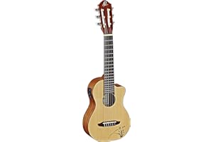 Ortega Guitars Reise Gitarre Elektro-Akustisch – Mini Travel Series – Fichte, Mahagoni, Natur (RGL5CE)