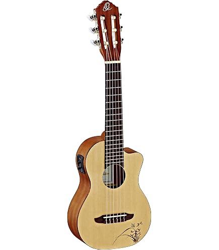 Basse De Voyage Ortega LIZZY-PRO - Ukulélé Basse Fretless, Électro-Acoustique, Avec Housse