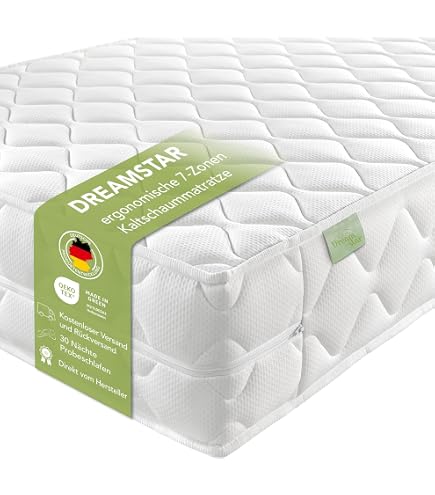 Dibapur Visco Life XXL Matratze – Orthopädisch, 25 Cm Hoch, Kaltschaum & Visco, Made In Germany