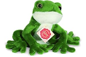 HERMANN TEDDY Teddy Hermann 92020 żaba 15 cm, miękka zabawka, pluszowa zabawka