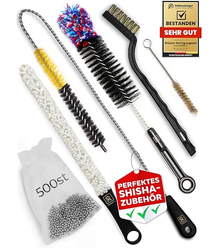 E-Row Shisha Schlauchhalter Aus Edelstahl - Universell Für Alle Mundstücke, 16 Mm Durchmesser