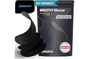 BREATHY Mundpflaster gegen schnarchen - Mouth tape for sleeping schnarchstopper anti schnarch schnarchen stopper gegen schnarchen schnarchpflaster antischnarchen medical