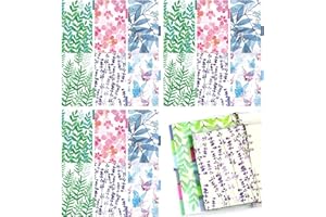 Dzmuero Separadores Archivador, Separatori per Raccoglitori ad Anelli A4, Divisori per Quaderni ad Anelli, Faldoni Archivio Separatori per Documento, 3 Set (18 Pezzi)