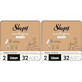 Sleepy Ecologic Premium Plus G&uuml;nl&uuml;k Ped Uzun 32 Adet Ped (2 paketi)