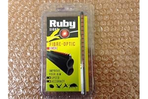 Ruby Fibre Optique Fusil Vue Orange Perle 120MM Chasse de Sport