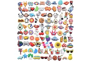 Acuiwer Shoe Charms Adornos de Zapatos PVC Encantos Cristal Clog Adornos para Zapatos para Niñas Mujeres Niños