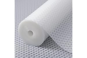STAHOM Revestimientos de estantes para gabinetes de Cocina Revestimientos de refrigerador Armario Impermeable a Prueba de Aceite Alfombrillas para cajones Material EVA No Adhesivo Transparente 30x1000cm