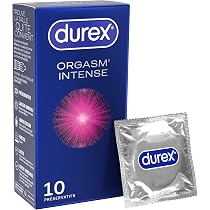 Préservatifs Durex Pleasure Me Nervurés - Lot De 10, Largeur 56 Mm, Saveur Neutre - Neuf