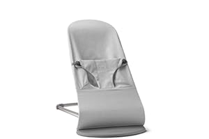 BabyBjörn Bouncer Bliss, Woven mélange, Light Grey