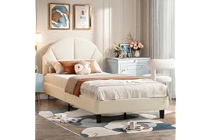 FEEOHOME Lit rembourré pour Fille 90x200, lit Enfant Fille, lit Jumeaux Enfant avec tête de lit réglable et sommier à Lattes, Cadre de Lits pour Enfants, Adolescents, Velours