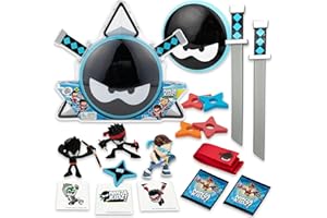 Ninja Kidz 4531 Mystery Warrior Pack with 18 Exciting Toys to Discover Inside, Officially Licensed Merch, Cartoon, Multicolour