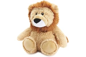 Warmies Przytulanka 33 cm, w pełni ogrzewana, z francuską lawendą, lewem, brązowa