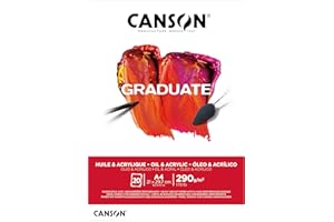 Canson Graduate Óleo & Acrílico Bloc Encolado A4 20H Fino 290g