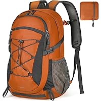 RAINSMORE Zaino Trekking 40 Litri Grande Pieghevole, Zaino Montagna Impermeabile per Uomo/Donna, Zaino da Viaggio Leggero Tra