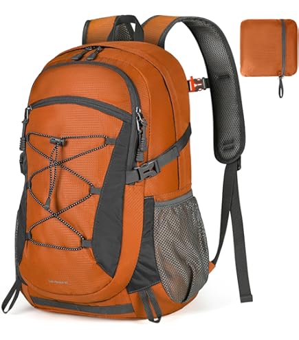 AiQInu Opvouwbare rugzak, ultralicht, wandelrugzak, waterdicht, uniseks, voor outdoor, sport, klimmen, kamperen, reizen, fietsen