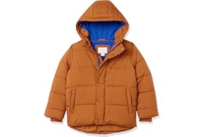 Amazon Essentials Baby und Jungen Schwere Pufferjacke mit Kapuze