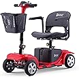Discover Mobility Rider 4mph Portable Mobility Scooter with Splitting Function 12AH (Red)