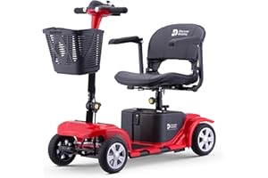 Discover Mobility Rider 4mph Portable Buggy Vehicle with Splitting Function 12AH (Red)