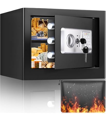 Securikey Mini Vault Gold (Size 2) Fire Resistant Safe - View #3