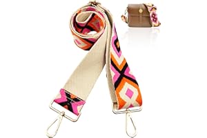 AYUEBO 5cm de Large Sangles Réglable 75-135cm À Main Bandoulière Crossbody Bag Chaînes Sac à Main pour Femmes Sacs Accessoires de Bricolage