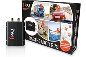 PAJ GPS Professional Finder 2G 3.0 - Localizador GPS para Coche y Otros Vehículos - Conexión Directa a Batería - Seguimiento en Directo, Historial de Rutas y Alarmas - Longitud Total del Cable 1,2m