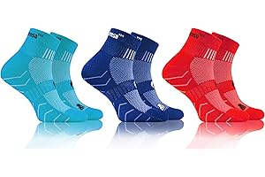 sesto senso Chaussettes Sport Coton Coloré Femme Homme Lot de 3 ou 6 Paires