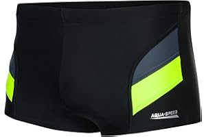 Aqua Speed Uomo Costume da Bagno Corto Elastico Stretto Boxershorts | Calzoncini da Bagno | S-XXXL | UV-Protection