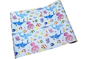arkamii Mini rollo papel de regalo diseño aminal marino regalo niños cumpleaños 3m x 32cm (S13)