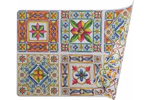 Villa d'Este Home Tivoli Juego de 6 manteles Individuales rectangulares Reversibles