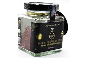 ZAYTI Safran Naturel en filaments du Maroc, qualité exceptionnelle : 5g Analyser au laboratoire Anascan
