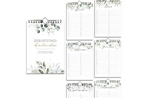 BIROYAL Kalendarz urodzinowy